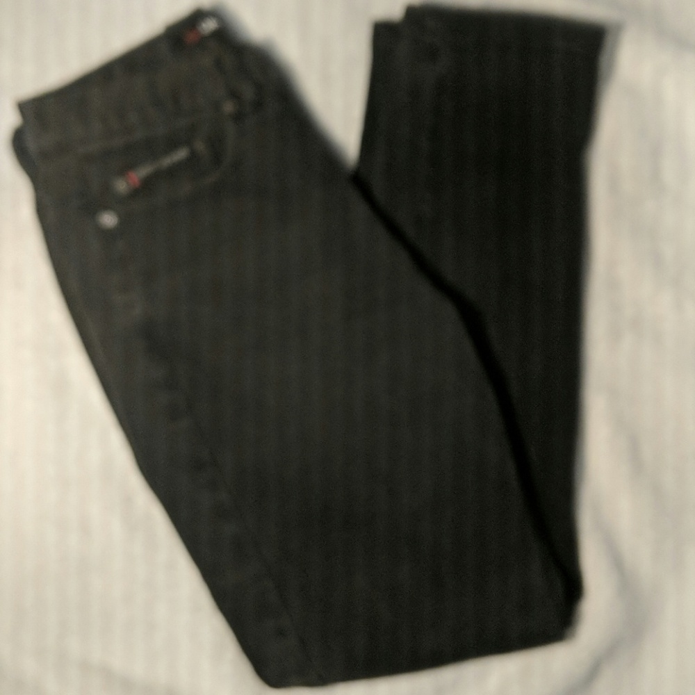DKNY Vintage Straight Black Jeans 6P